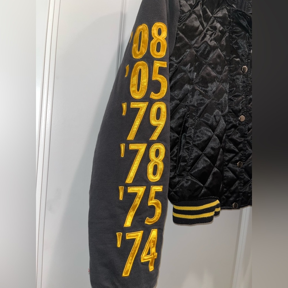 Vintage Pittsburgh Steelers Super Bowl Champions women’s varsity jacket - Picture 3 of 6